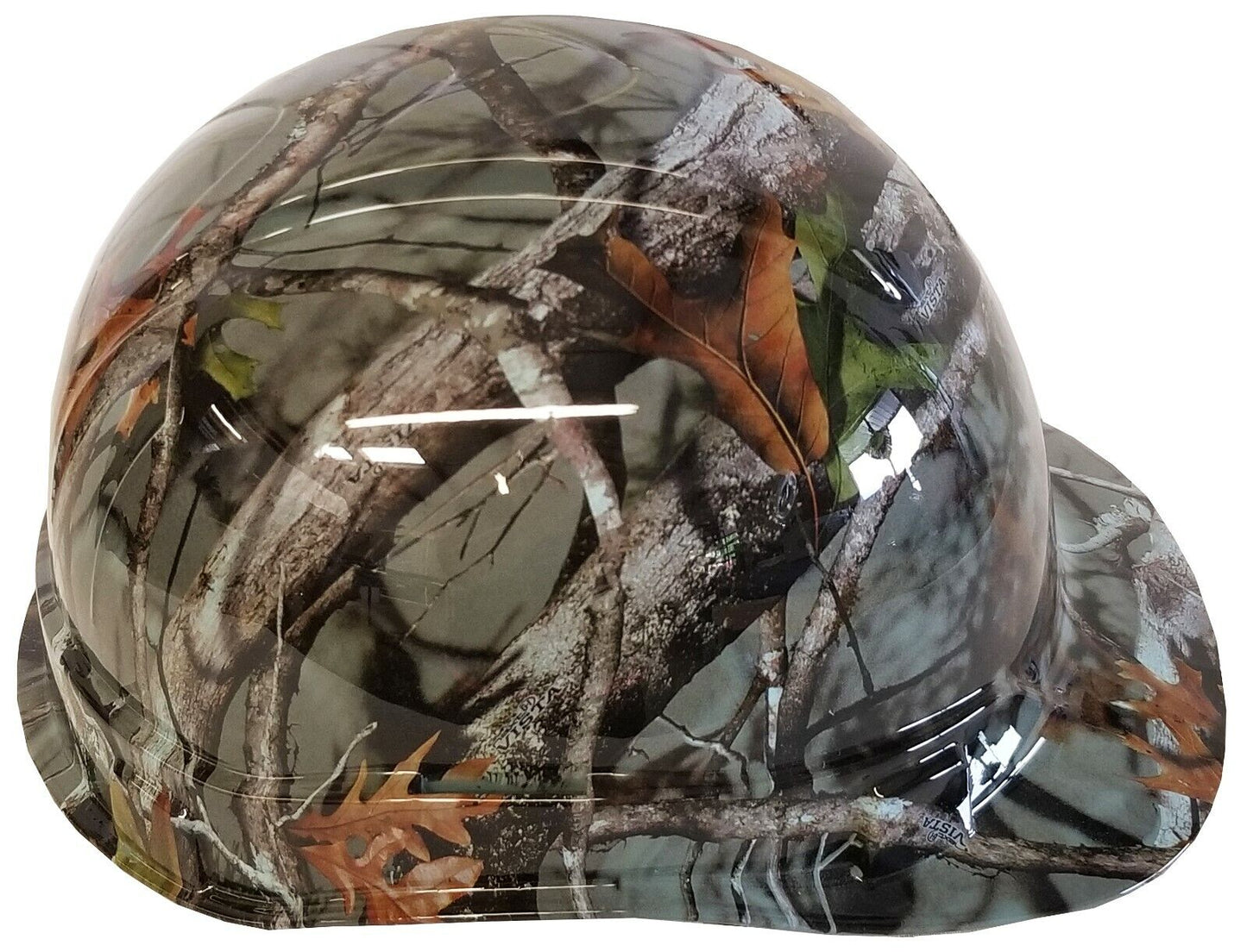 Hydro Dipped Hard Hat Ridgeline Cap Style Custom Light Gray Vista Camo