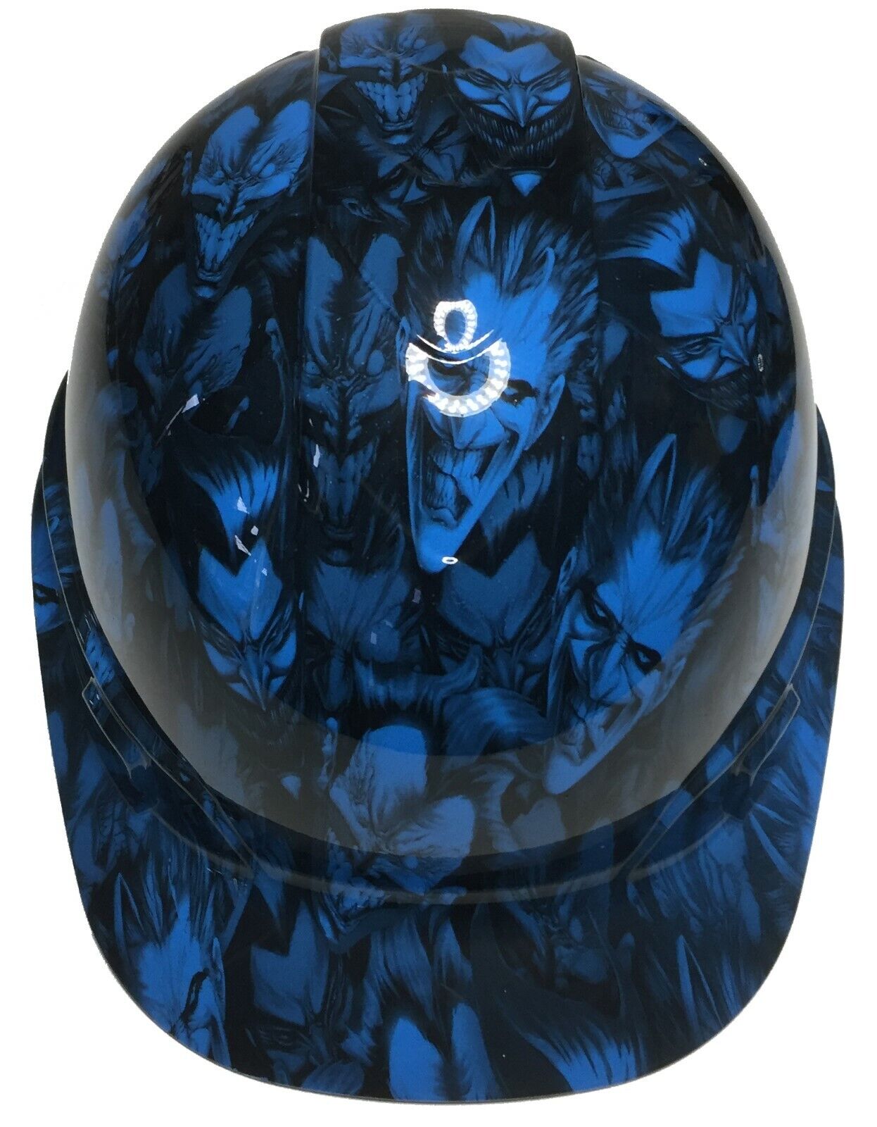 Hydro Dipped Hard Hat Ridgeline Cap Style Custom Light Blue Joker