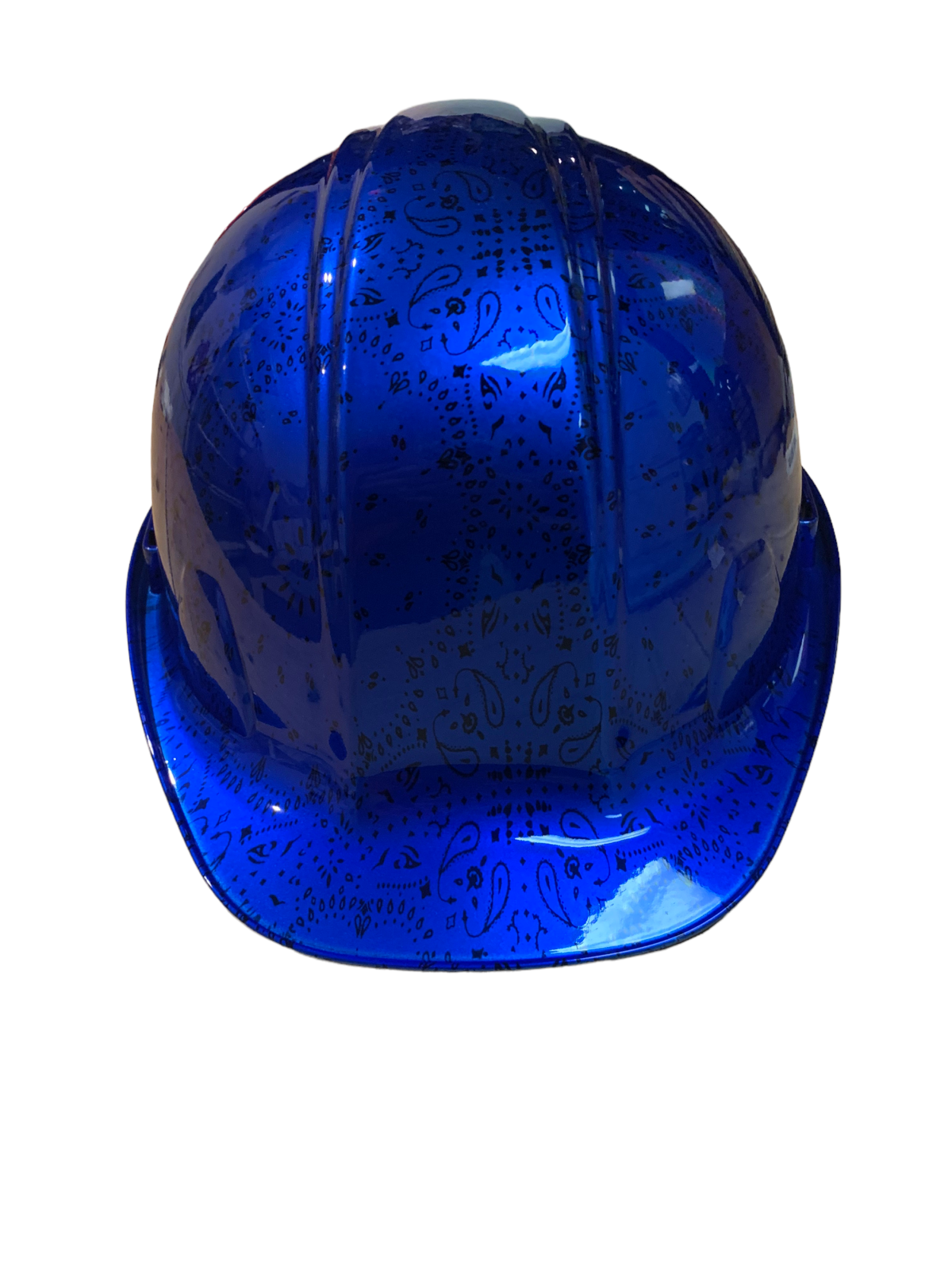 Hydro Dipped Hard Hat Ridgeline Full Brim Custom Kandy Blue Bandana