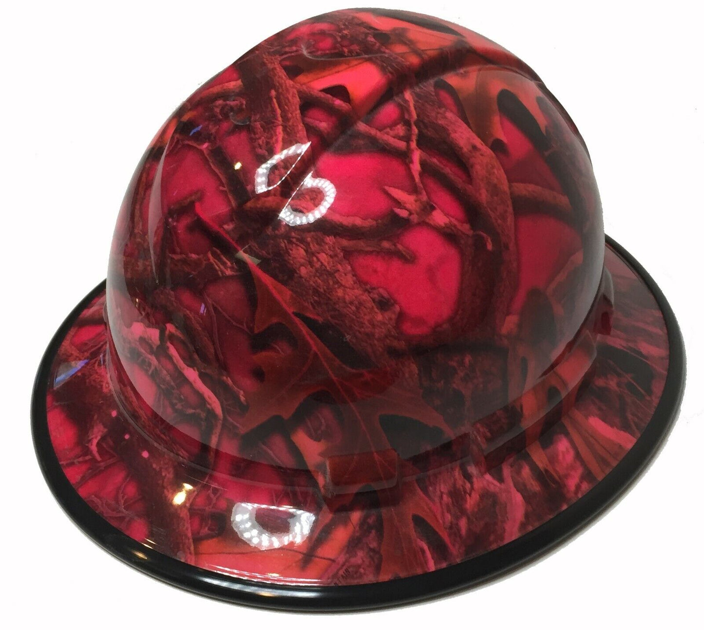 Hydro Dipped Hard Hat Ridgeline Full Brim Custom Pink Camo