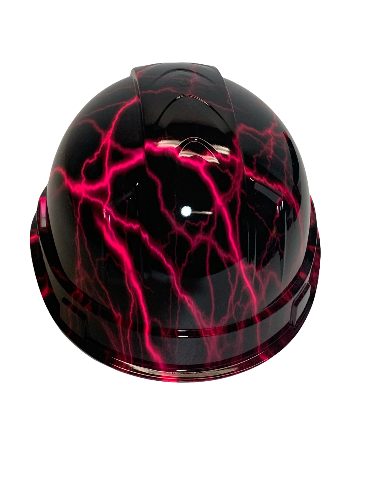 Hard Hat Ridgeline Cap Style Custom Pink Lightning