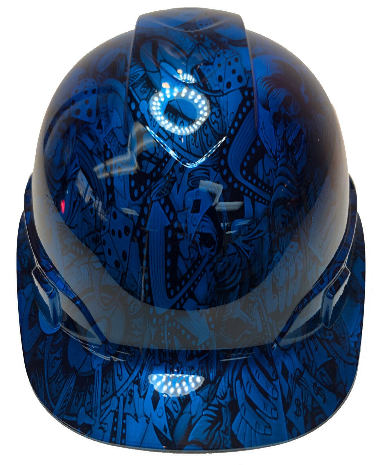 Custom Hydro Dipped Hard Hat Ridgeline Cap Style Kandy Light Blue Gambler