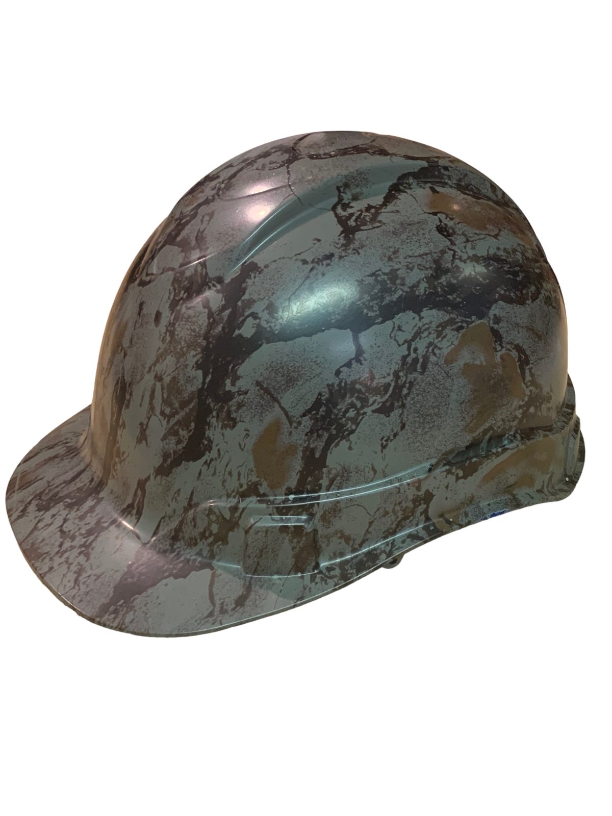 Custom Hydro Dipped Hard Hat Nat Gear Camo Ridgeline Cap Style