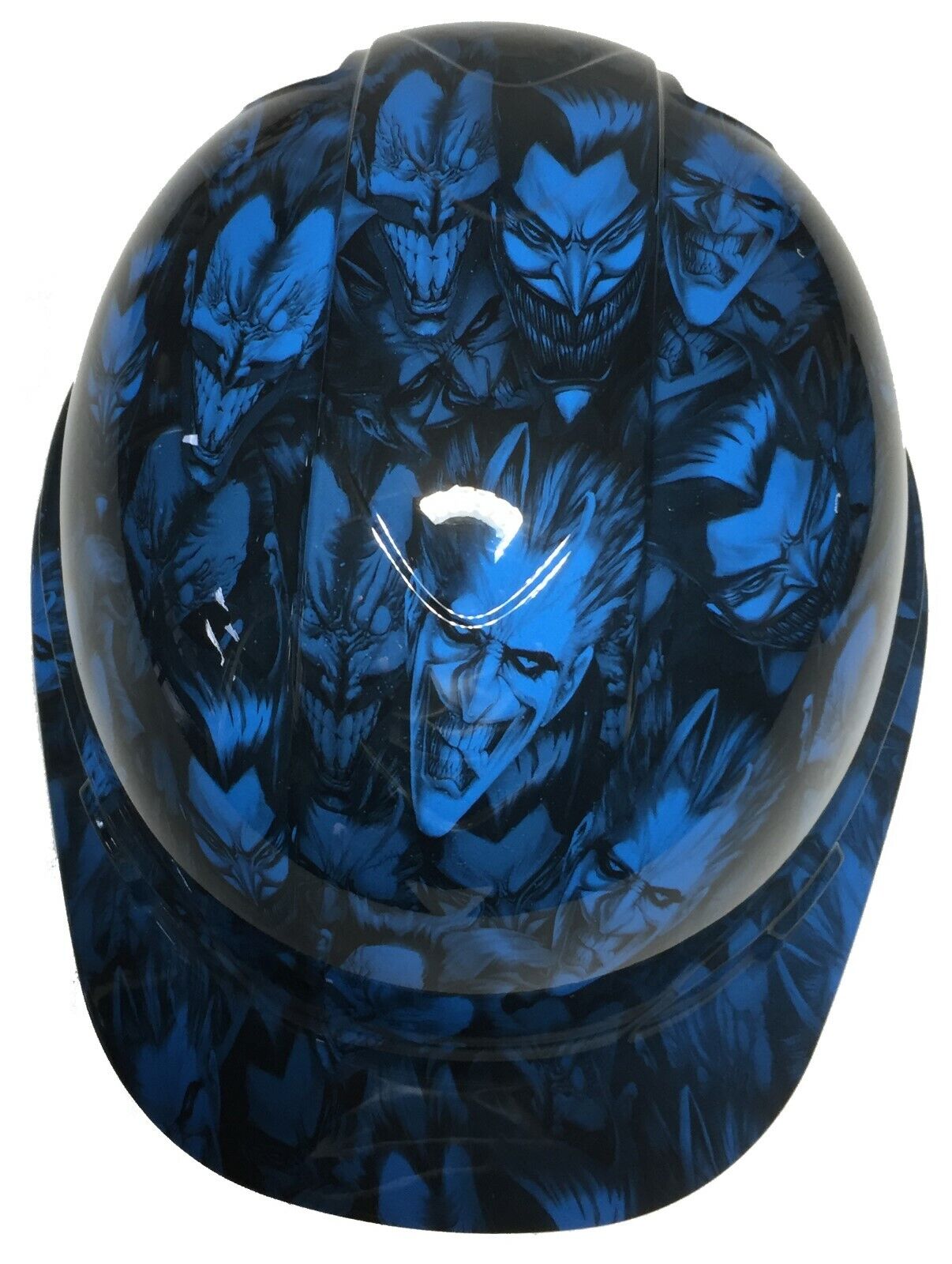 Hydro Dipped Hard Hat Ridgeline Cap Style Custom Light Blue Joker