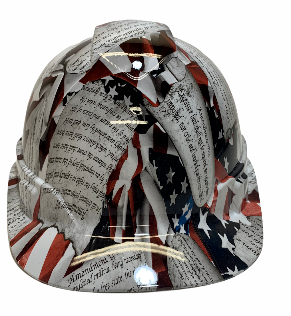 Hydro Dipped Hard Hat Ridgeline Cap Style Custom Amendments