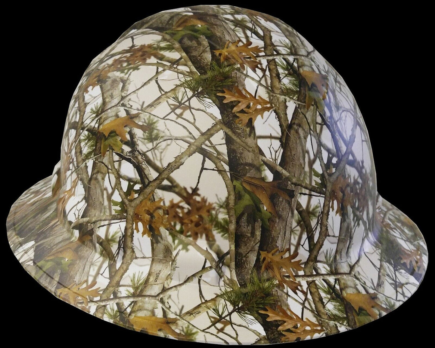 Hydro Dipped Hard Hat Ridgeline Full Brim Custom White Vista Camo