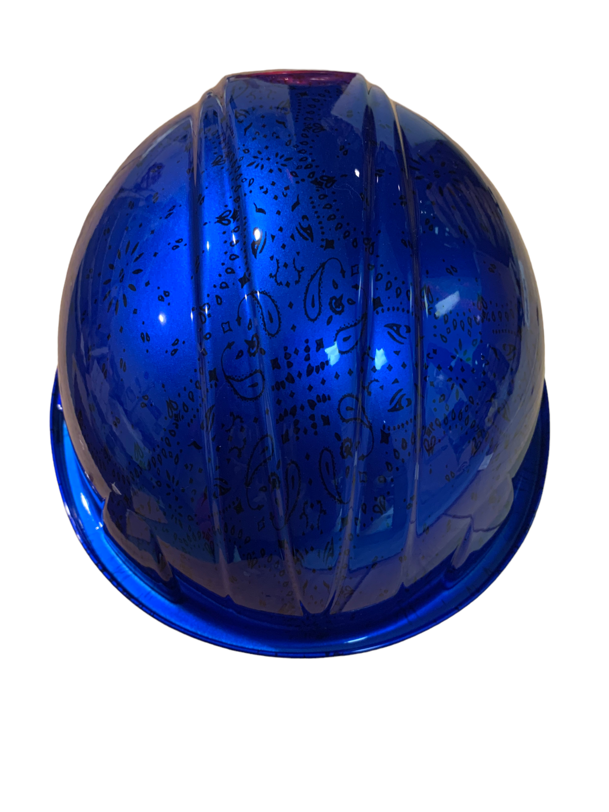 Hydro Dipped Hard Hat Ridgeline Full Brim Custom Kandy Blue Bandana