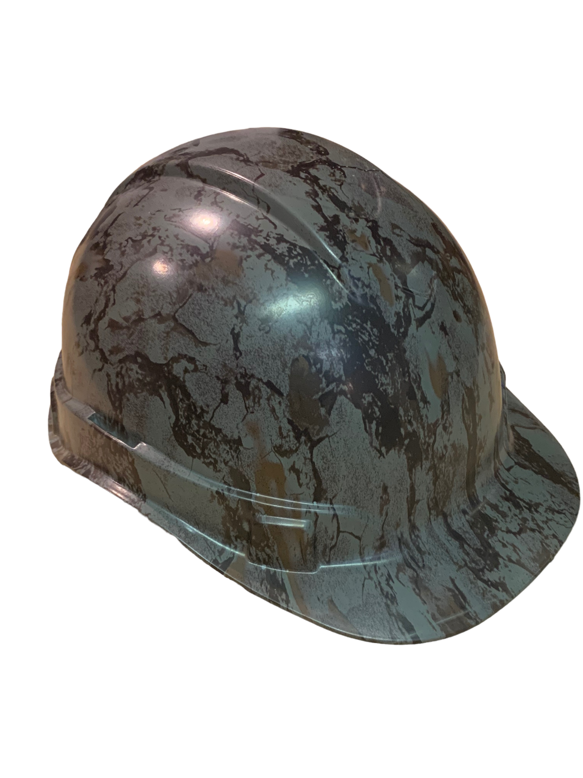 Custom Hydro Dipped Hard Hat Nat Gear Camo Ridgeline Cap Style