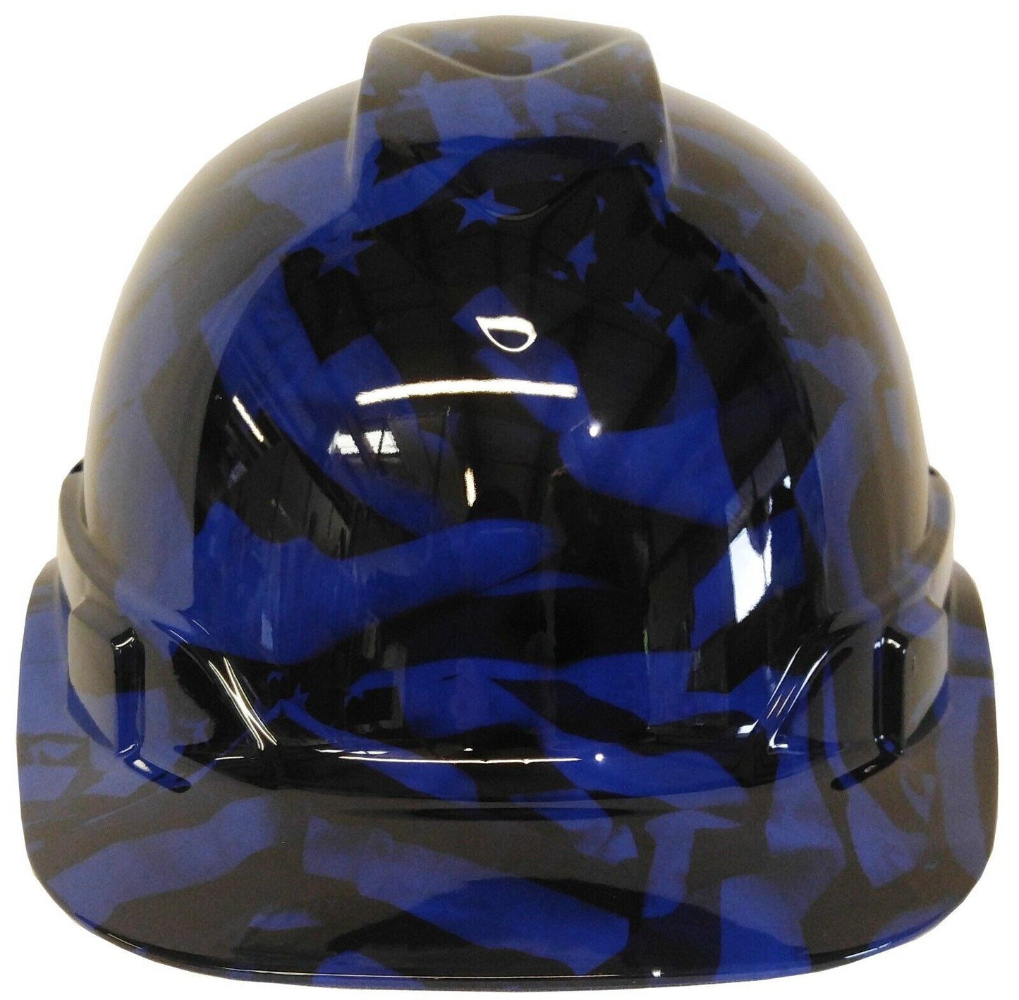 Hydro Dipped Hard Hat Ridgeline Cap Style Custom Dark Blue Midnight Flags