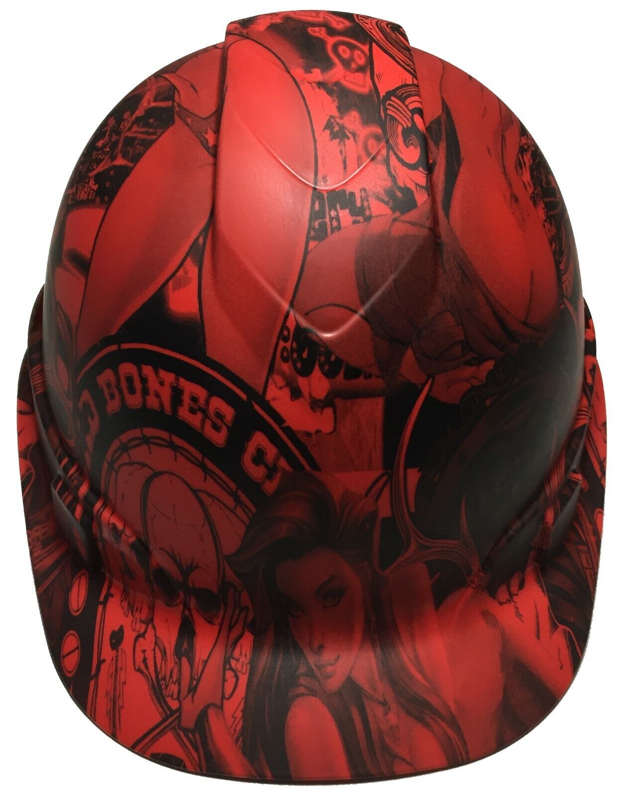 Hydro Dipped Hard Hat Ridgeline Cap Style Custom Red Fantasy Chic