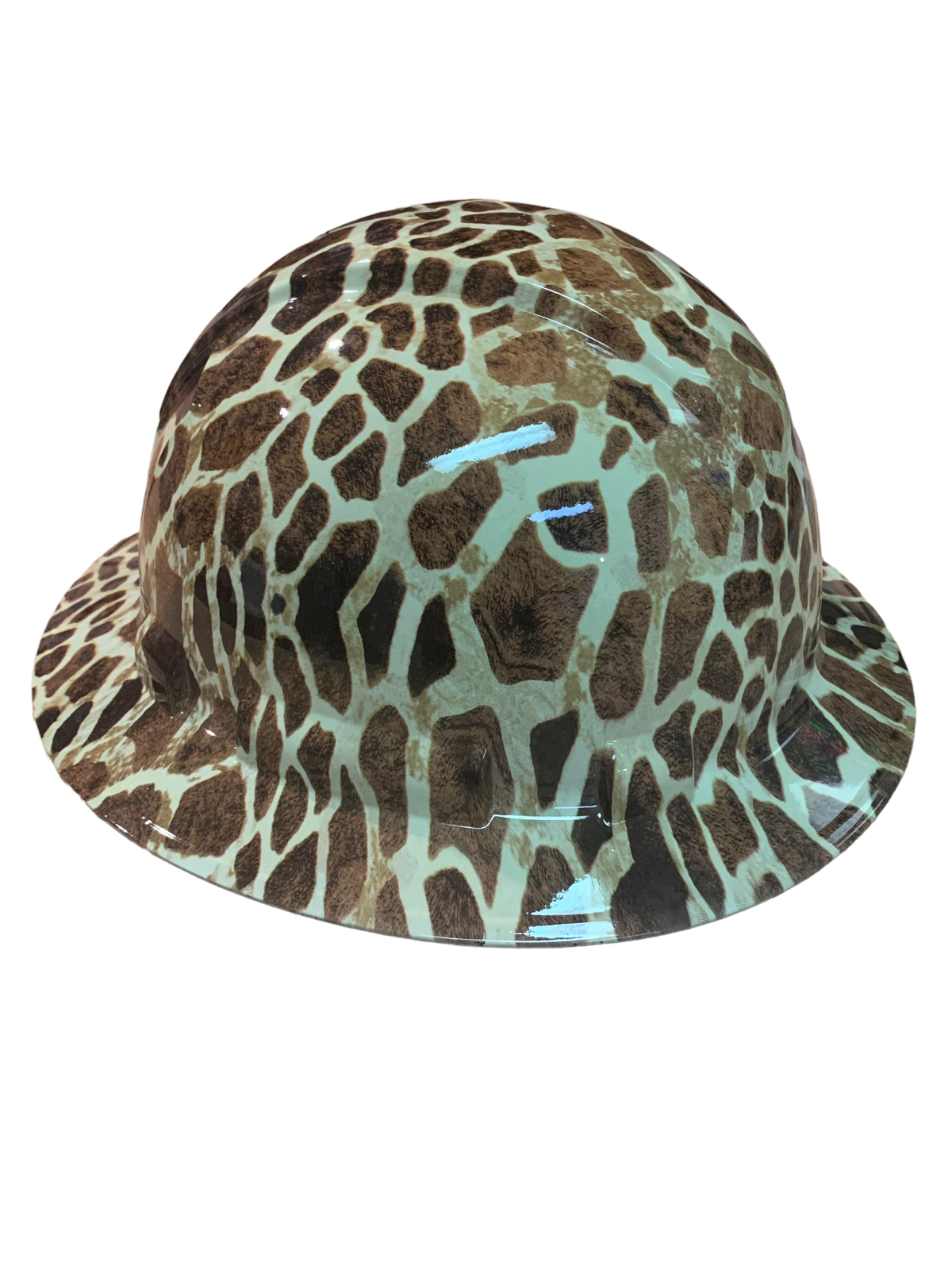 Hard Hat Ridgeline Full Brim Custom Hydro Dipped Giraffe