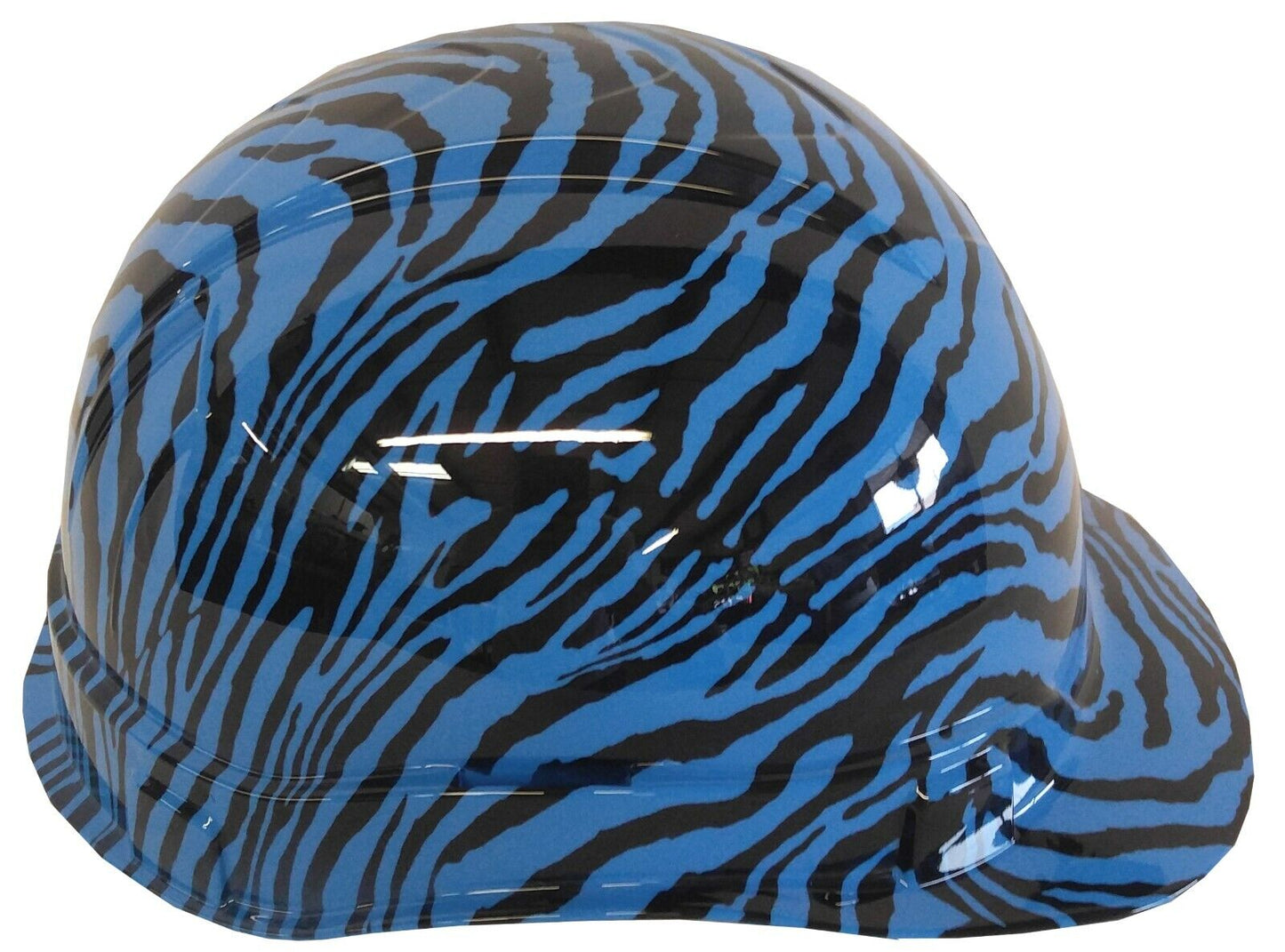 Hydro Dipped Custom Hard Hat Ridgeline Light Blue Zebra