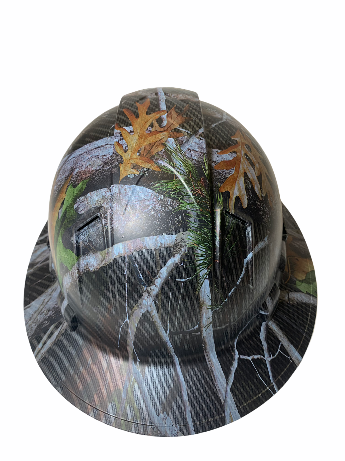 Hydro Dipped Hard Hat Ridgeline Full Brim Custom Carbon Fiber Vista Camo