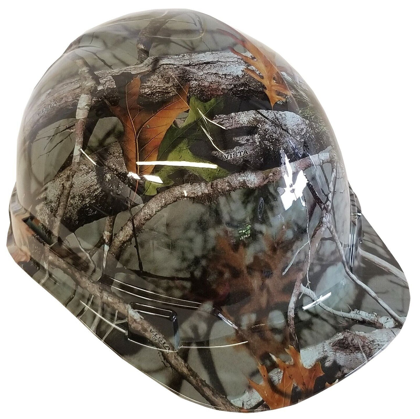 Hydro Dipped Hard Hat Ridgeline Cap Style Custom Light Gray Vista Camo