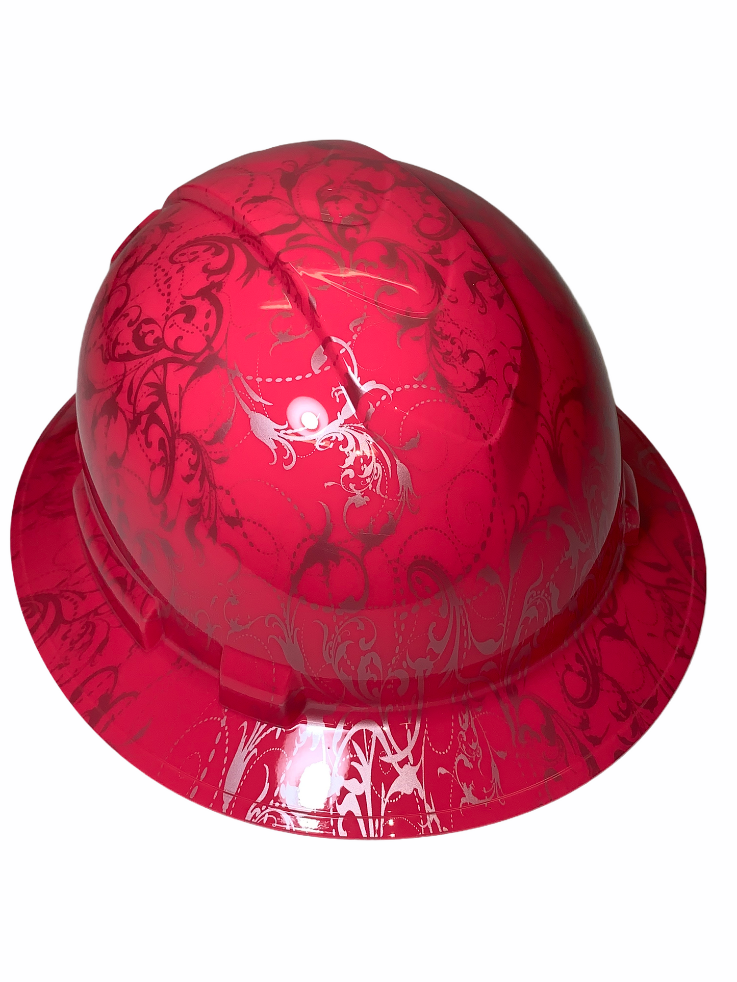 Hydro Dipped Hard Hat Ridgeline Full Brim Custom Pink Lilies