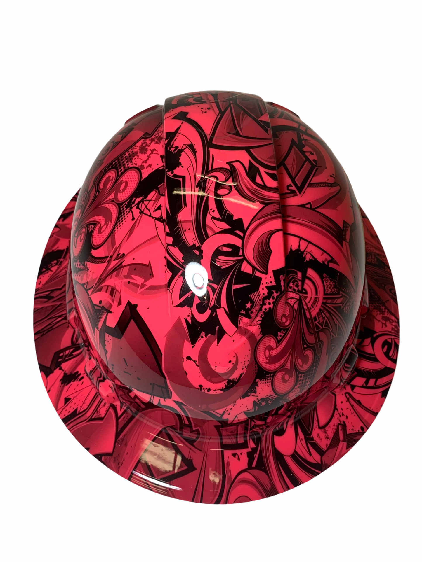 Hydro Dipped Hard Hat Ridgeline Full Brim Custom Pink Graffiti