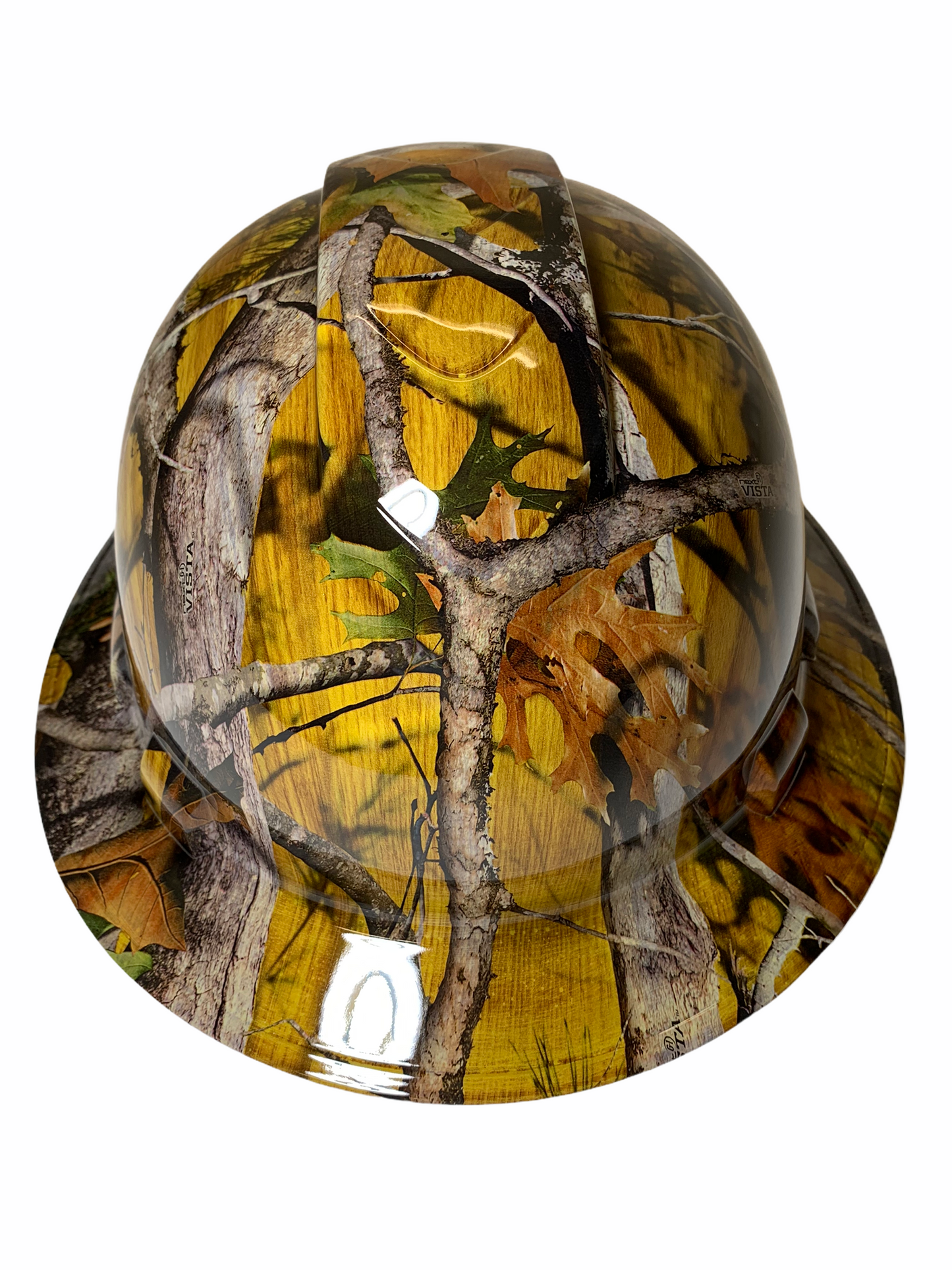 Hydro Dip Hard Hat Yellow Oak Vista Camo Pyramex Ridgeline Protective