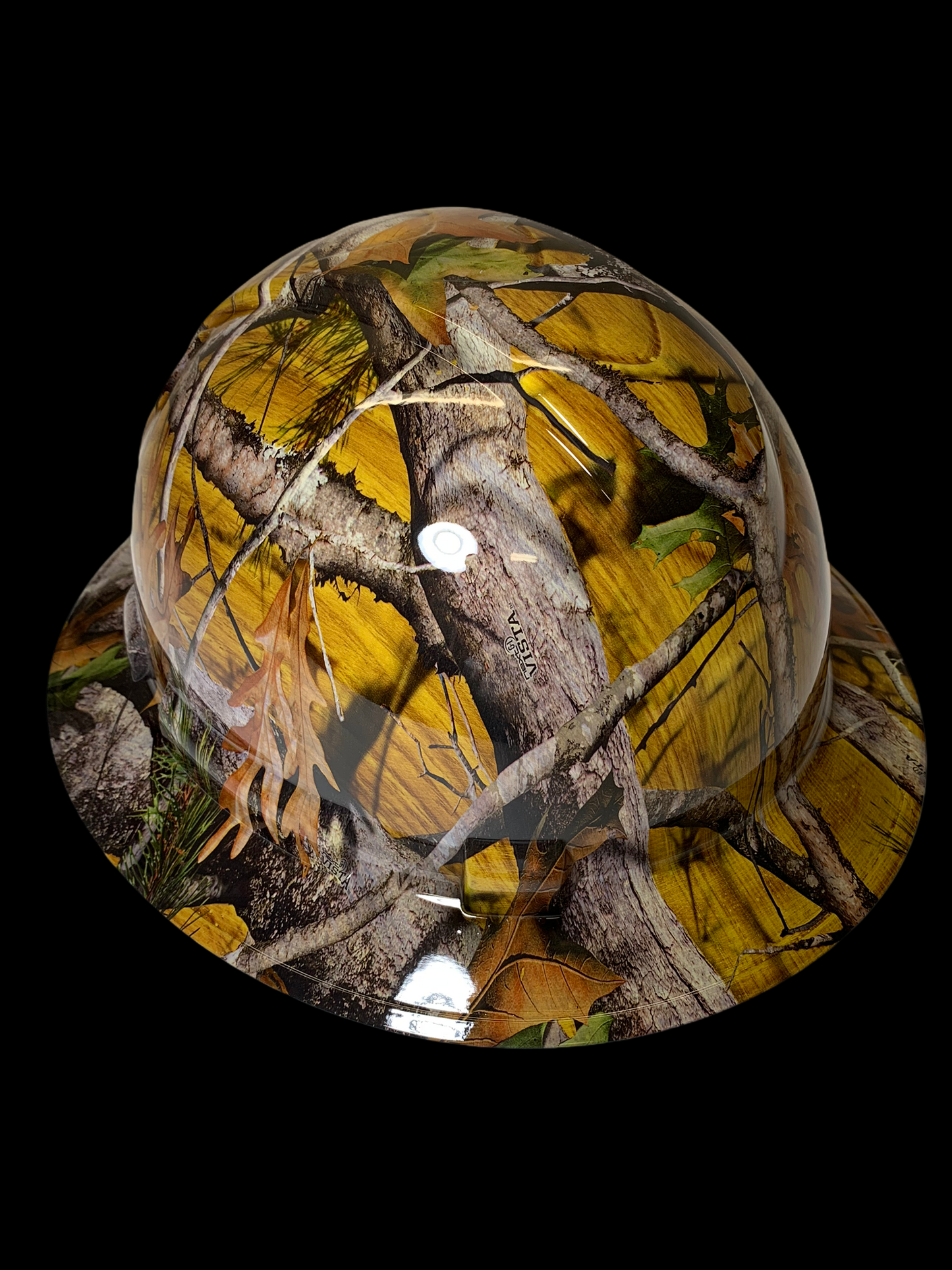 Hydro Dip Hard Hat Yellow Oak Vista Camo Pyramex Ridgeline Protective