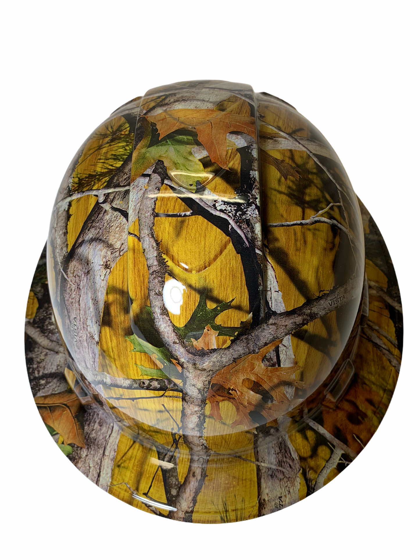 Hydro Dip Hard Hat Yellow Oak Vista Camo Pyramex Ridgeline Protective