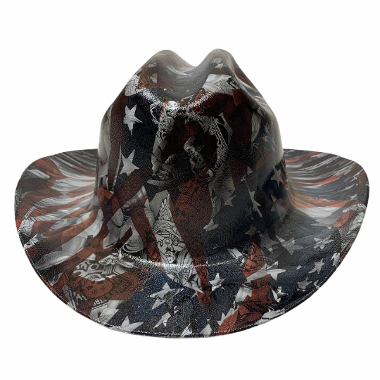 Custom Western Outlaw American flags Naughty Boy series Cowboy Hat