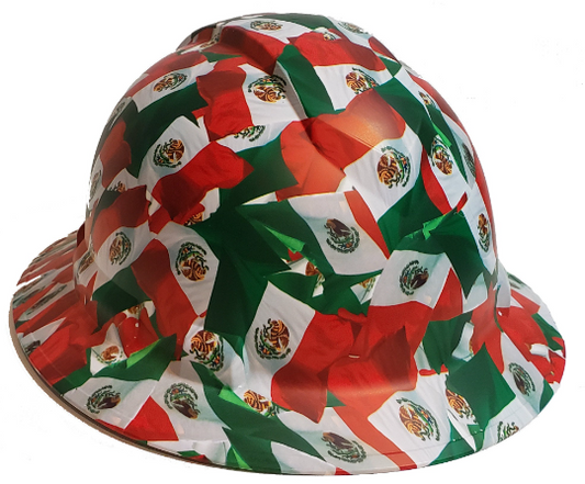 Hard Hat Ridgeline Full Brim Custom Mexico Flags