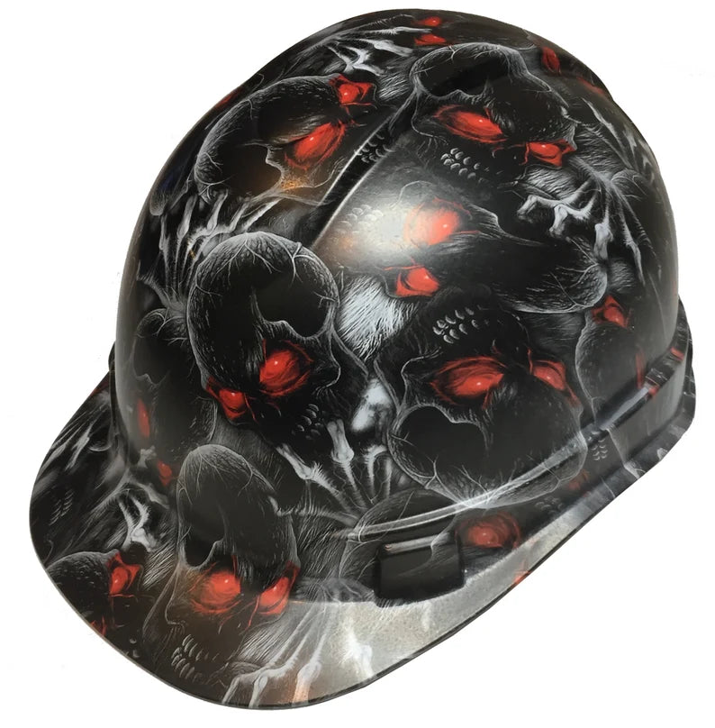 Hard Hat Ridgeline Cap Style Custom Creeper Red Eye